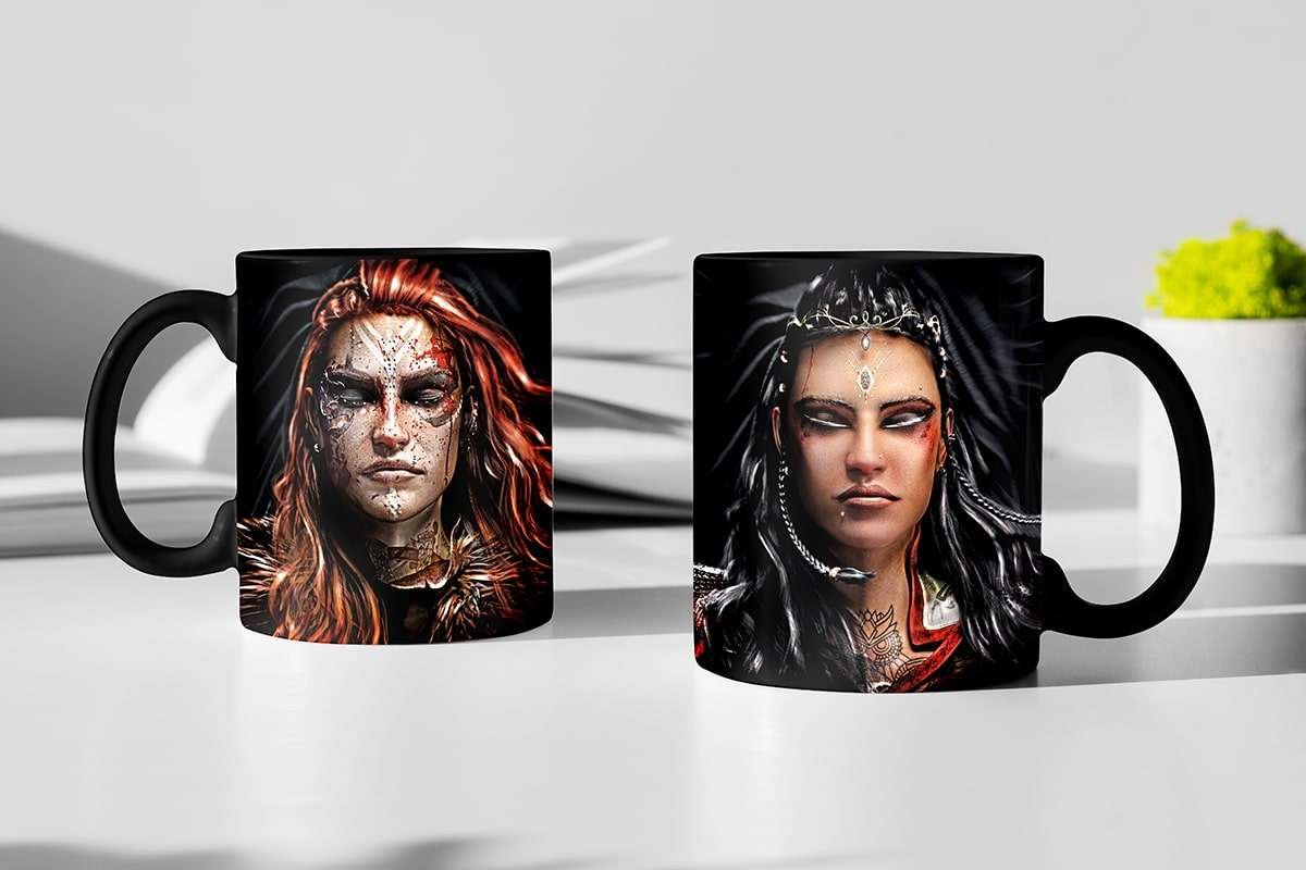Warrior Queen Mugs