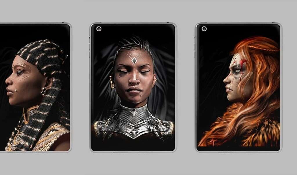 Tablet Cases Warrior Queen